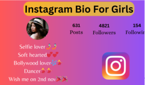 instagram bio for girls