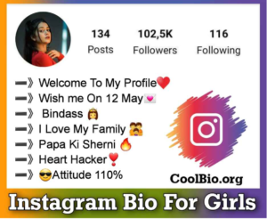 instagram bio for girls