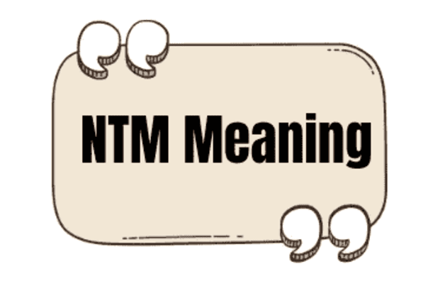 ntm meaning slang